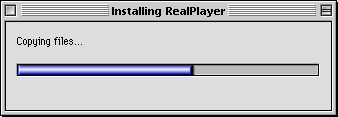 RealPlayer のインストール中