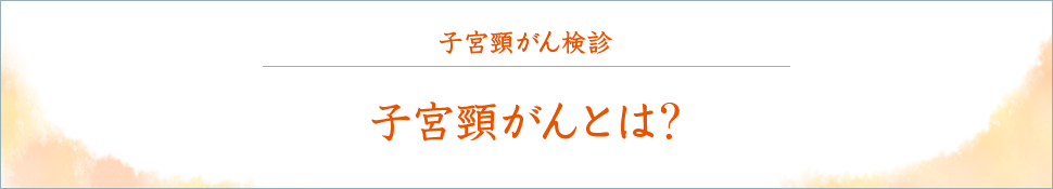 子宮頸がん検診 子宮頸がんとは