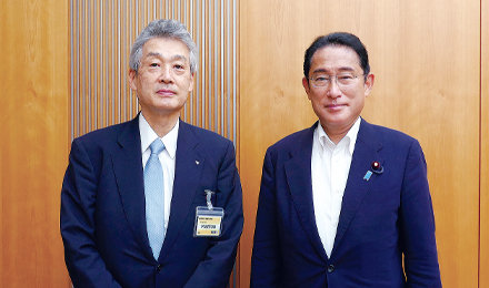 岸田総理と会談　抗原定性検査キットの配布に協力する意向を伝える