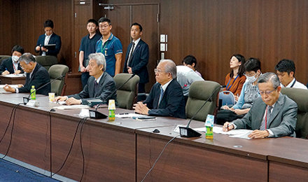 医療DX推進に関する意見交換会で日本医師会の考えを説明
