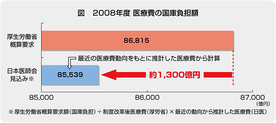 日医定例記者会見／9月26日／平成20年度予算に向けて（図）