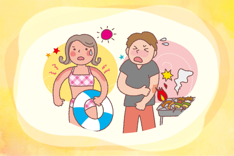 やけどをしてしまったら メインビジュアル